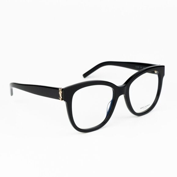 NEW Saint Laurent SLM97 001 Black Square Women Eyeglasses - Picture 6 of 13